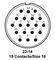 ITT CANNON MS3102R22-14PW
