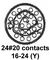 CINCH CONNECTIVITY SOLUTIONS CN0966B16S24P6Y140