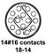 CINCH CONNECTIVITY SOLUTIONS CN0966B18G14P8-140