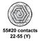 CINCH CONNECTIVITY SOLUTIONS CN0967C22G55SNY240
