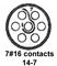 CINCH CONNECTIVITY SOLUTIONS CN1021A14G07PN-240