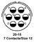 AMPHENOL INDUSTRIAL MS3106A20-15S.