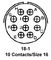 AMPHENOL INDUSTRIAL MS3106R-18-1S