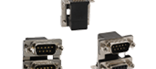 Stacked D-sub connectors