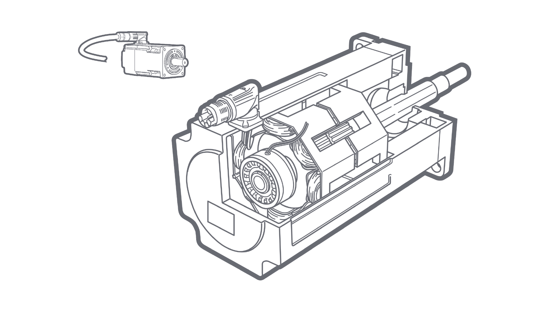 Servo motor teardown